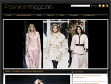Tablet Screenshot of fashion-magazin.de